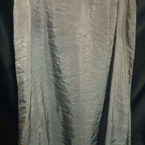 Bubble Skirt Cut Loose Iridescent Blue Metallic - Picture 6 of 7